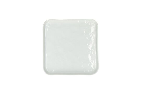 Witte porseleinen dessertbord L20 Productfoto
