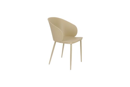 Witte stalen stoel Gigi Productfoto