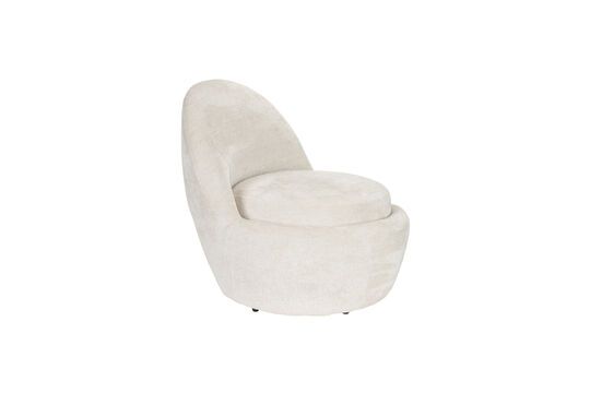 Witte stoffen fauteuil Nash Productfoto