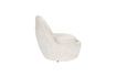 Miniatuur Witte stoffen fauteuil Nash 5