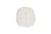 Miniatuur Witte stoffen fauteuil Nash 6