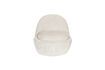 Miniatuur Witte stoffen fauteuil Nash 7