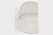 Miniatuur Witte stoffen fauteuil Nash 9