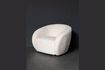 Miniatuur Witte stoffen fauteuil Oxygène 1