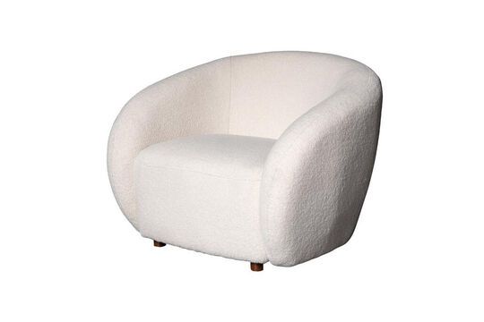 Witte stoffen fauteuil Oxygène Productfoto