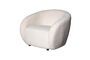 Miniatuur Witte stoffen fauteuil Oxygène Productfoto