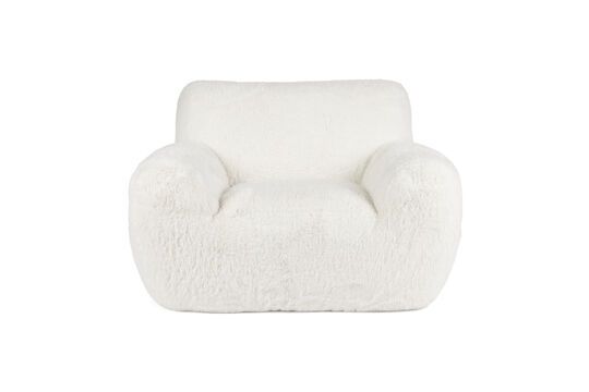 Witte stoffen fauteuil Yeti