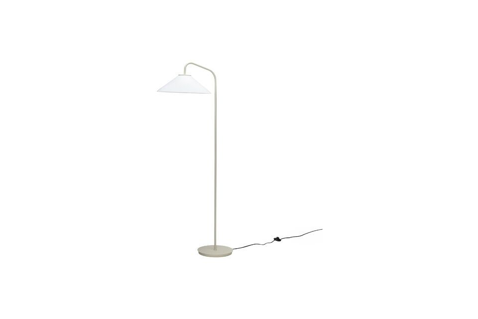Zandijzeren vloerlamp Massief Hübsch