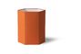 Miniatuur Zeshoekige Maltat oranje jute lampenkap maat M Productfoto
