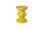 Miniatuur Zig Zag geel polyester bijzettafeltje Productfoto