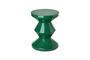 Miniatuur Zig Zag groen polyester bijzettafeltje Productfoto