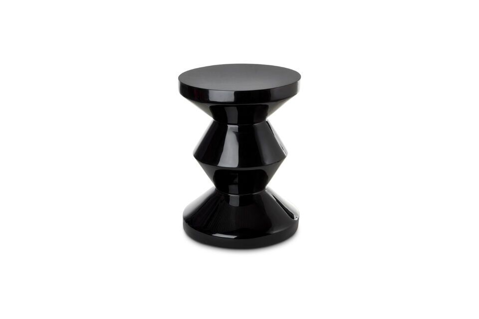 Zig Zag zwart polyester bijzettafeltje Pols Potten
