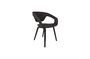 Miniatuur Zwart en donkergrijs Flexback fauteuil Productfoto