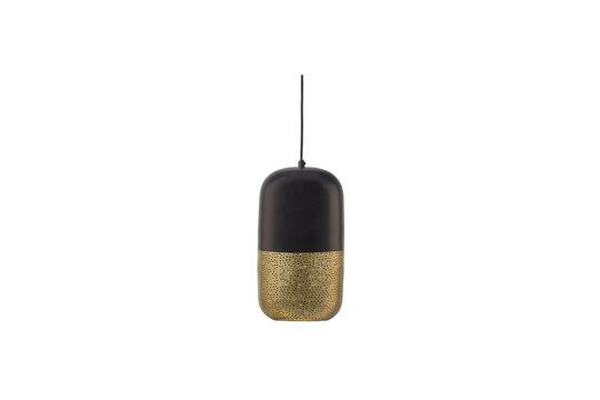 Zwart en goud metalen hanglamp Tirsa Productfoto