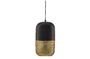 Miniatuur Zwart en goud metalen hanglamp Tirsa Productfoto