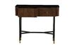 Miniatuur Zwart houten console Germain 3