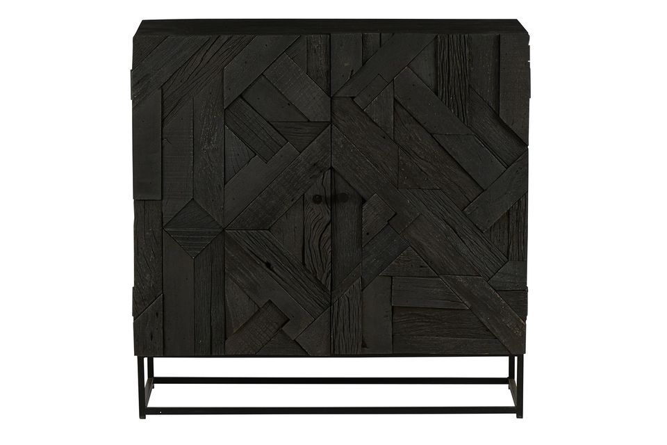 Zwart houten dressoir Villars Athezza