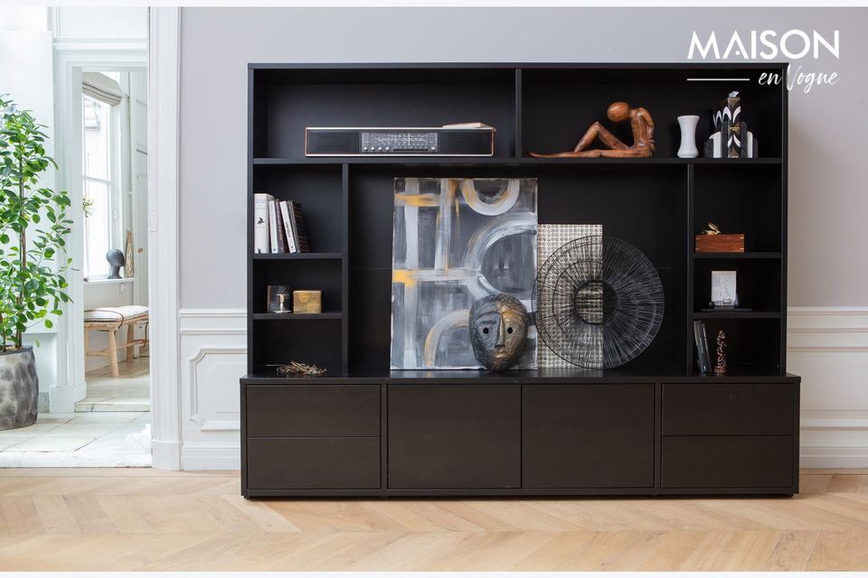 Dit tv-meubel maakt deel uit van de collectie van de Nederlandse fabrikant Maxel TV