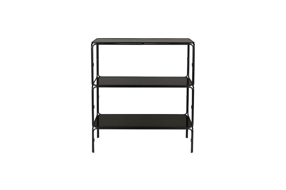 Ontdek elegantie en functionaliteit versmolten in de Lian Black Iron Shelf