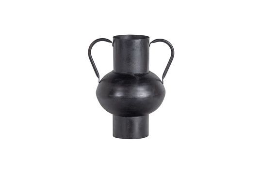 Zwart metalen vaas Vere Productfoto