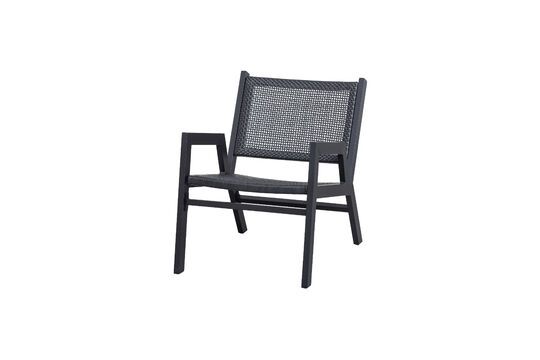 Zwarte aluminium fauteuil Pem Productfoto
