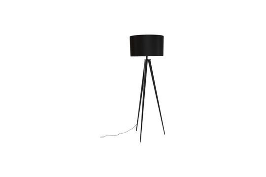 Zwarte driepoot vloerlamp Productfoto