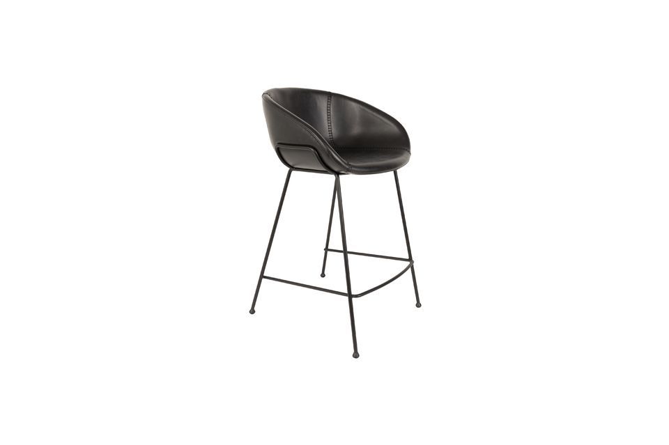 Zwarte Festoon Counter Stool - 7