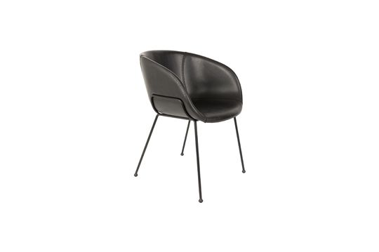 Zwarte Festoon-fauteuil Productfoto