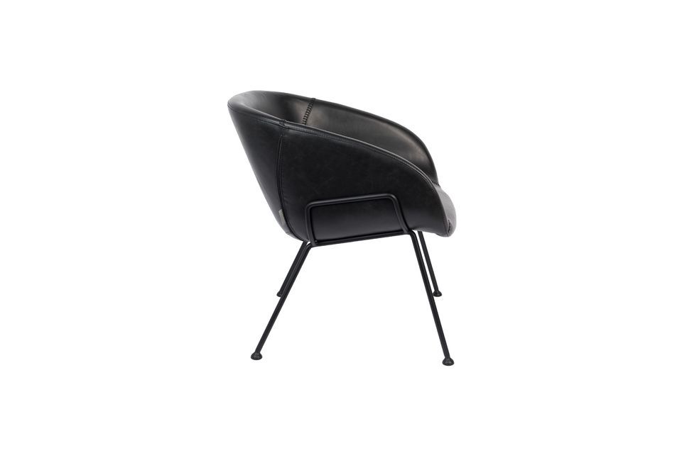 Zwarte Festoon Lounge Chair - 8