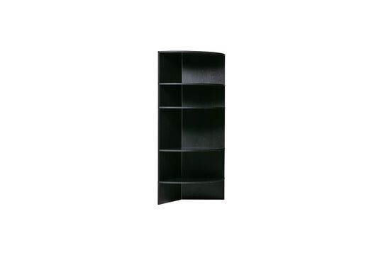 Zwarte houten boekenkast Trian Productfoto