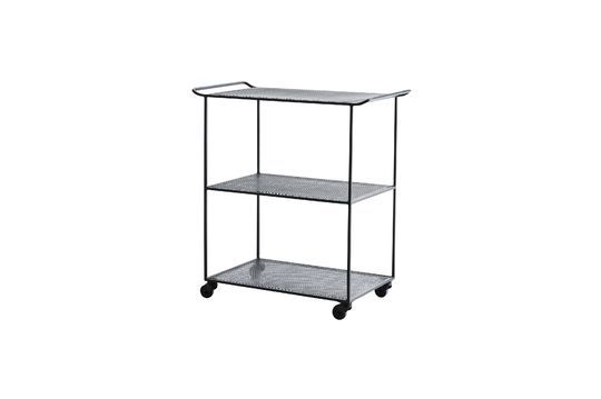 Zwarte ijzeren trolley Divia