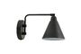 Miniatuur Zwarte ijzeren wandlamp Game Productfoto