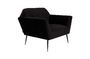 Miniatuur Zwarte Kate Lounge Chair Productfoto