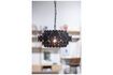 Miniatuur Zwarte metalen lamp supension Khaki 2