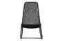 Miniatuur Zwarte metalen schommelstoel Tom Productfoto