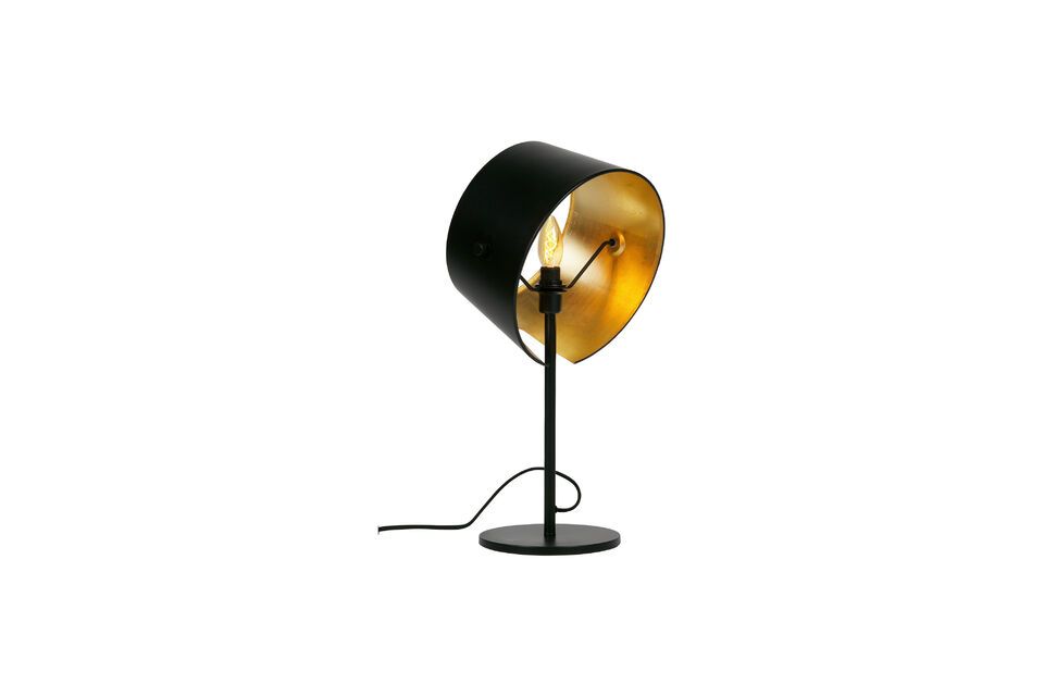 Zwarte metalen tafellamp Pien - 6