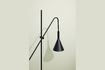 Miniatuur Zwarte metalen vloerlamp Corde 2