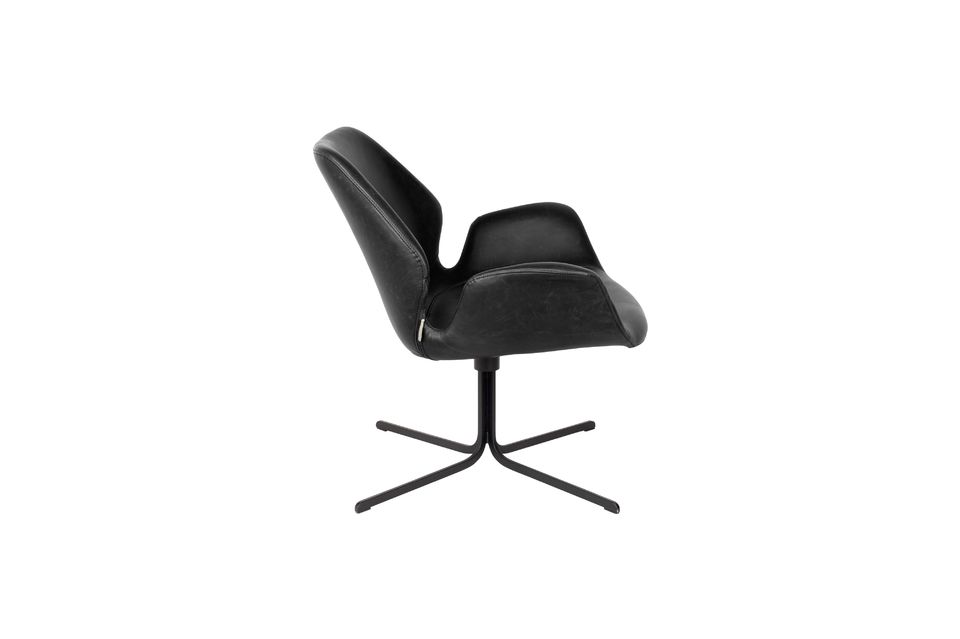 Zwarte Nikki Lounge Chair - 7