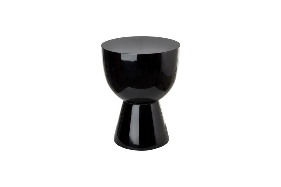 Zwarte polyester bijzettafel Tip Tap Pols Potten