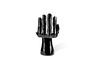 Miniatuur Zwarte polyester stoel Hand 3