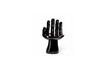 Miniatuur Zwarte polyester stoel Hand 1