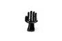 Miniatuur Zwarte polyester stoel Hand Productfoto
