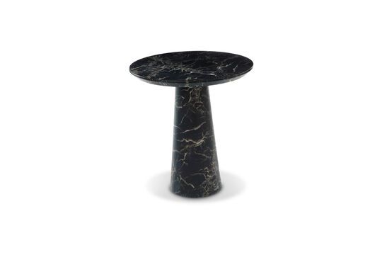 Zwarte stenen salontafel Disc Productfoto